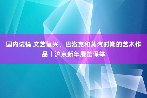 国内试镜 文艺复兴、巴洛克和蒸汽时期的艺术作品｜沪京新年展览保举