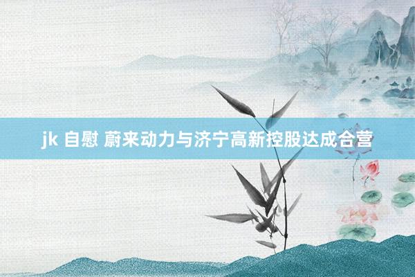 jk 自慰 蔚来动力与济宁高新控股达成合营